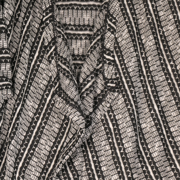 Catherines Cardigan Sweater Womens 2X Black Knit Cotton Blend 3/4 Sleeve Boho - Picture 4 of 10